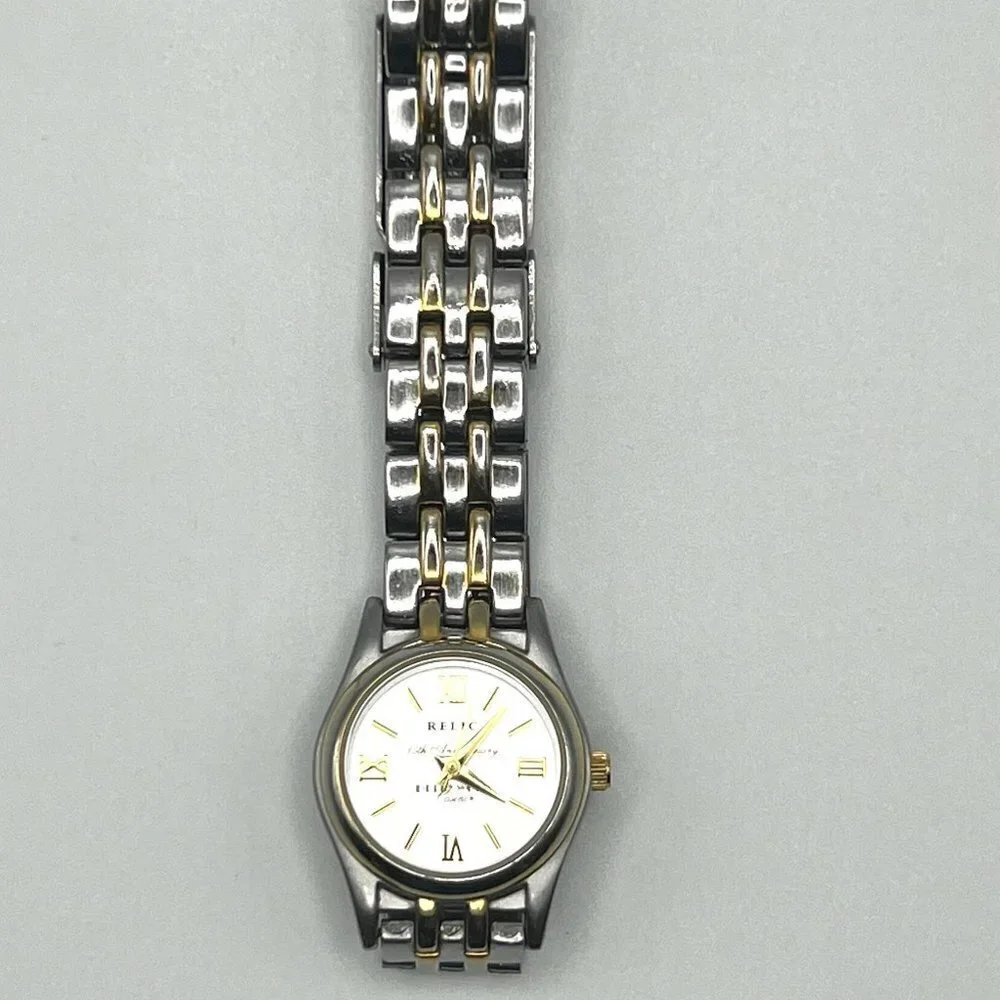Vintage Relic Gold and Silver Watch Working